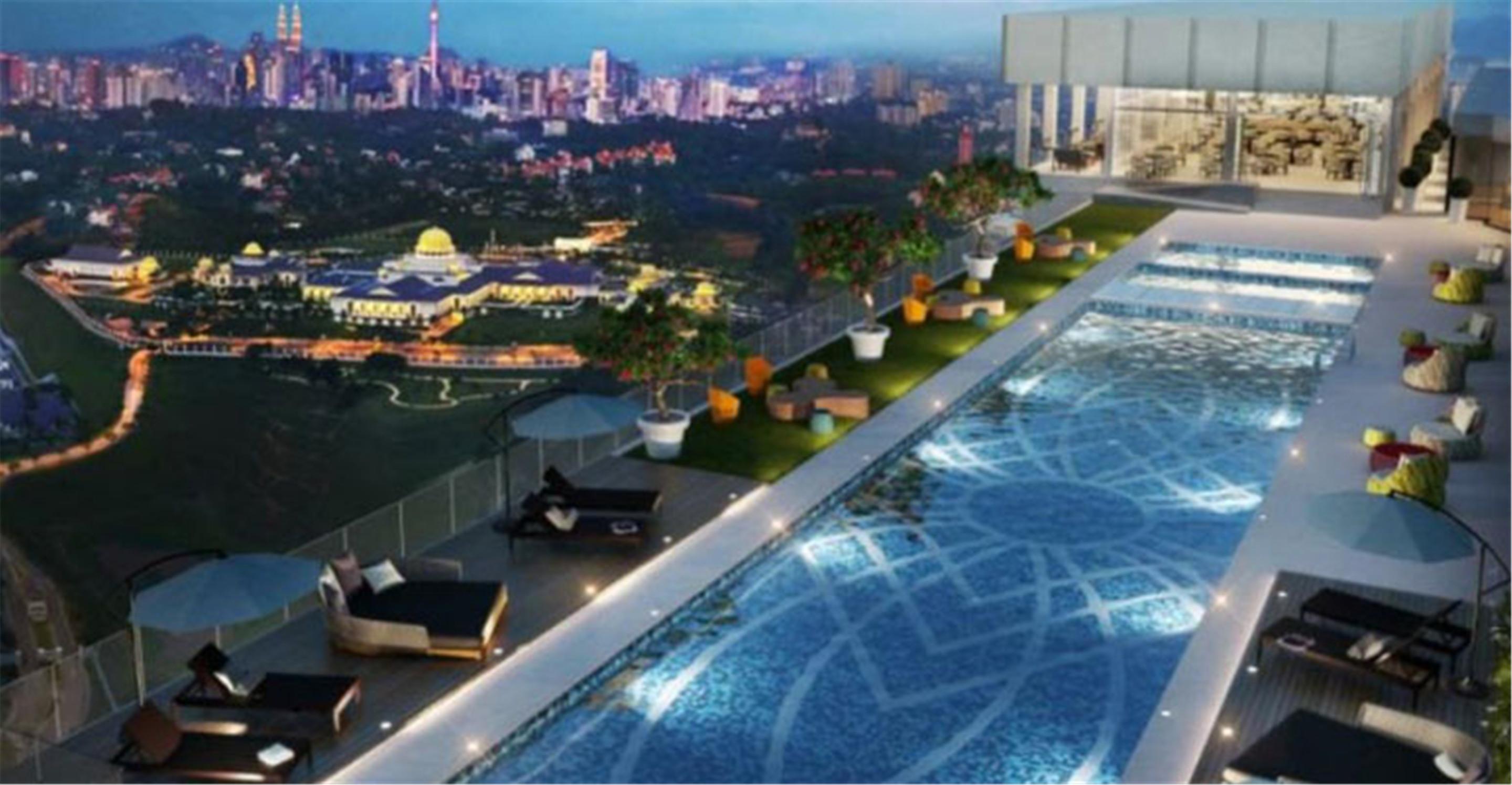Hotel Dorsett Hartamas Kuala Lumpur Exterior foto Sky Pool